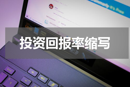投资回报率缩写