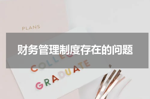 财务管理制度存在的问题