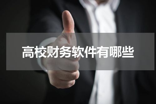 高校财务软件有哪些