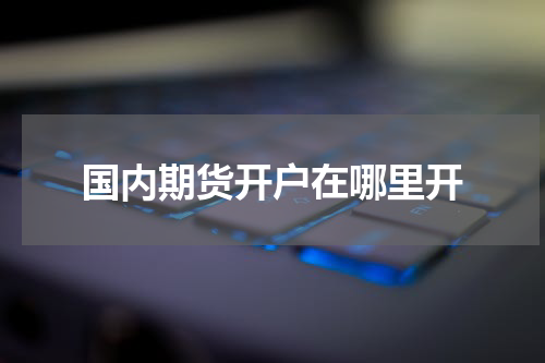 国内期货开户在哪里开