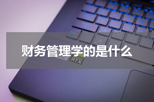 财务管理学的是什么
