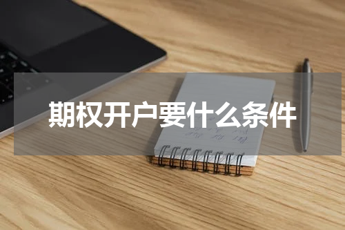 期权开户要什么条件