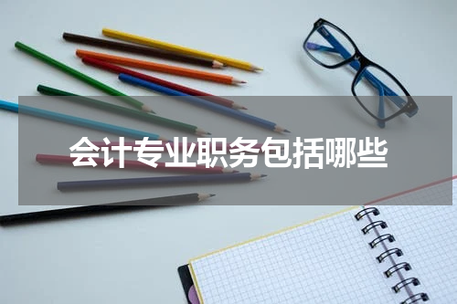 会计专业职务包括哪些