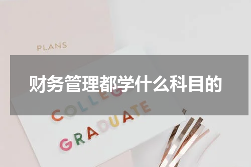 财务管理都学什么科目的