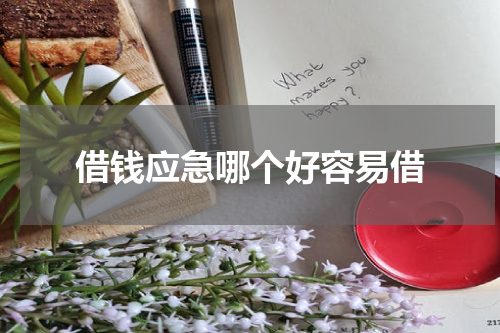 借钱应急哪个好容易借