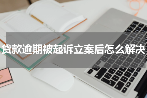 贷款逾期被起诉立案后怎么解决