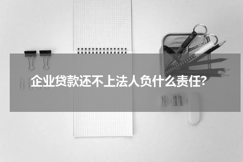 企业贷款还不上法人负什么责任?