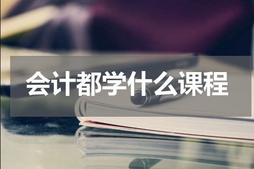 会计都学什么课程