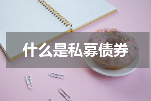 什么是私募债券