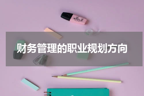财务管理的职业规划方向