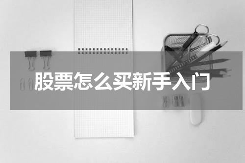 股票怎么买新手入门