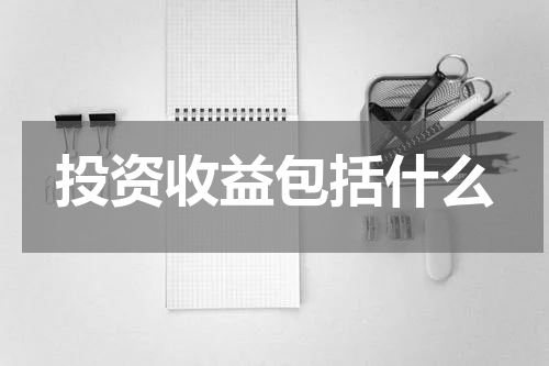 投资收益包括什么