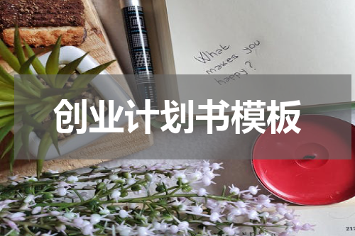 创业计划书模板