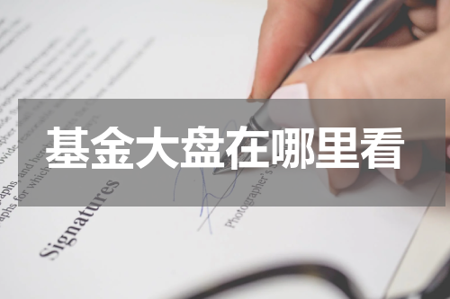 基金大盘在哪里看