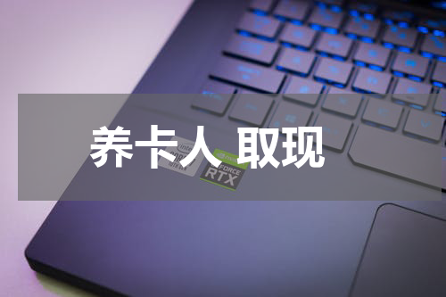 养卡人 取现