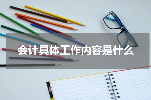 会计具体工作内容是什么