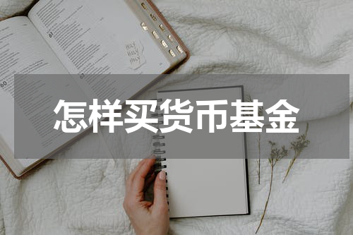 怎样买货币基金