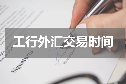 工行外汇交易时间