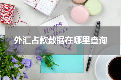 外汇占款数据在哪里查询