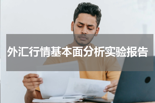 外汇行情基本面分析实验报告