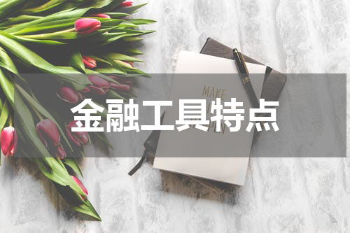 金融工具特点
