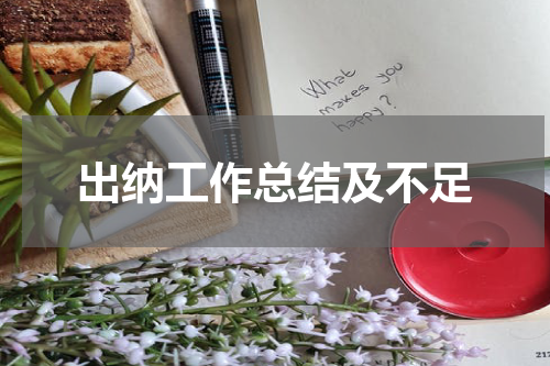 出纳工作总结及不足