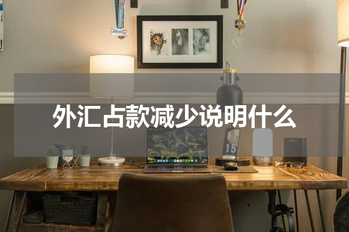 外汇占款减少说明什么
