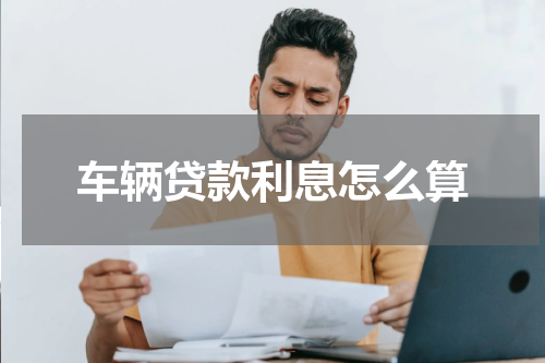 车辆贷款利息怎么算