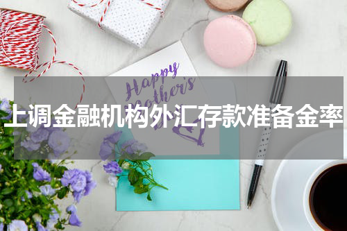 上调金融机构外汇存款准备金率