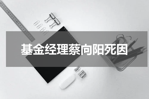 基金经理蔡向阳死因