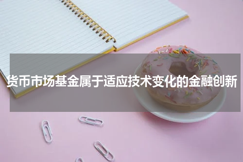 货币市场基金属于适应技术变化的金融创新
