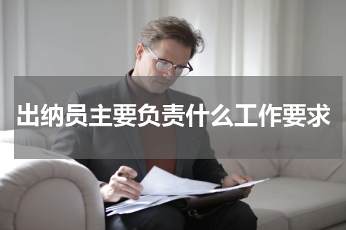出纳员主要负责什么工作要求