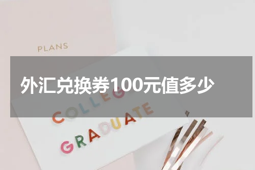 外汇兑换券100元值多少