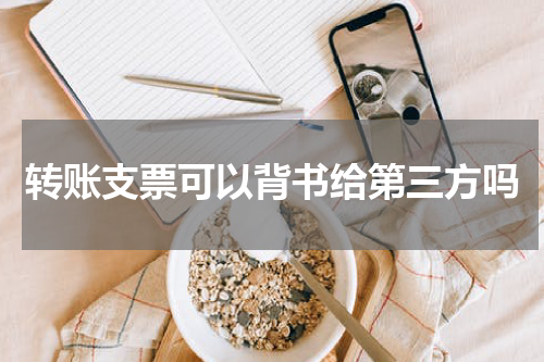 转账支票可以背书给第三方吗