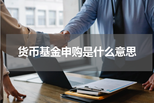 货币基金申购是什么意思