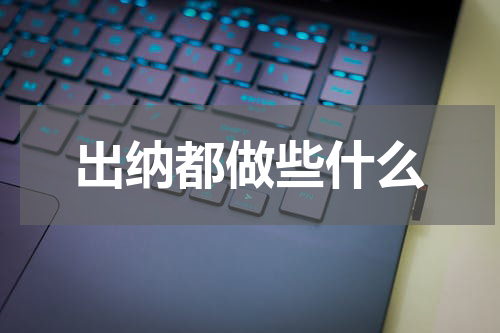 出纳都做些什么