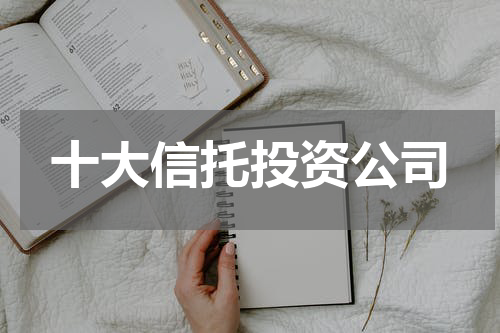 十大信托投资公司