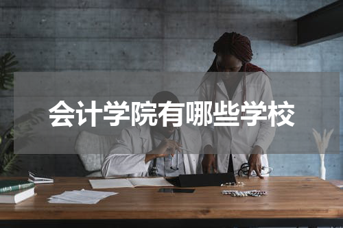 会计学院有哪些学校