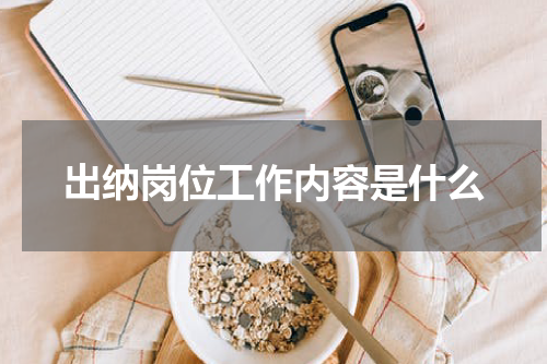 出纳岗位工作内容是什么