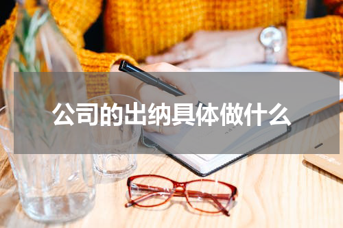 公司的出纳具体做什么