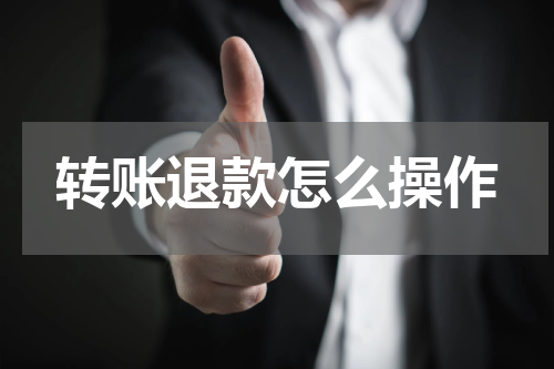 转账退款怎么操作