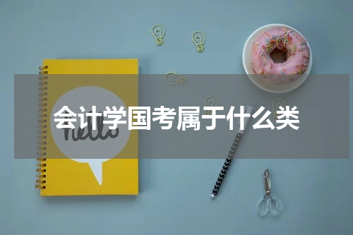 会计学国考属于什么类