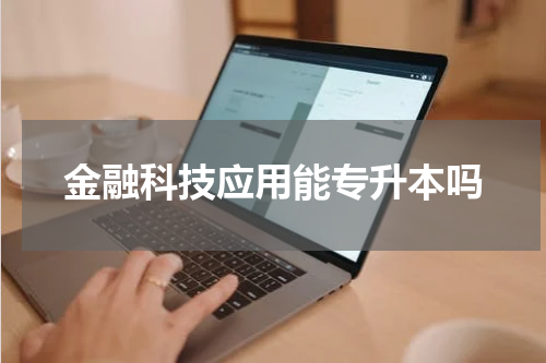 金融科技应用能专升本吗
