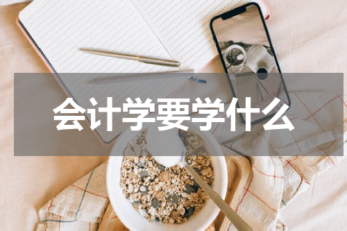 会计学要学什么