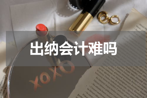 出纳会计难吗