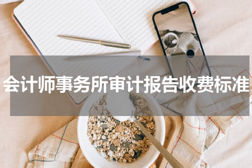 会计师事务所审计报告收费标准