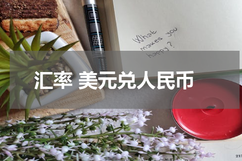 汇率 美元兑人民币