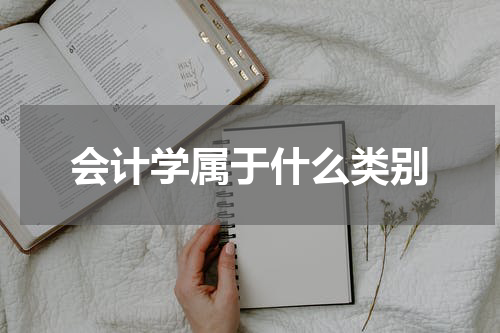 会计学属于什么类别