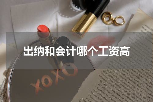 出纳和会计哪个工资高