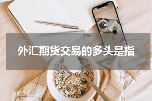 外汇期货交易的多头是指